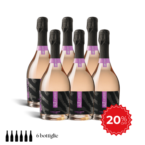 Prosecco Rosé Brut D.O.C. Spumante Millesimato - 6 Bottiglie