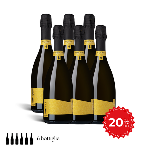 Moscato Giallo Spumante Dolce Millesimato - 6 Bottiglie